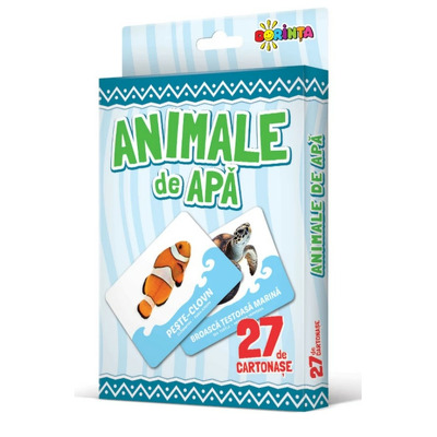 27 de cartonase. Animale de apa