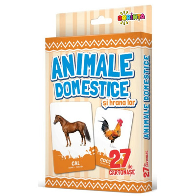 27 de cartonase. Animale domestice si hrana lor