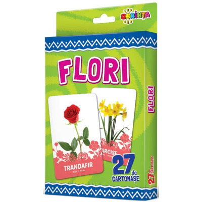 27 de cartonase. Flori