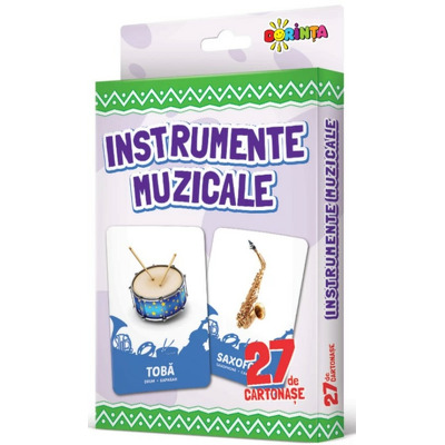 27 de cartonase. Instrumente muzicale