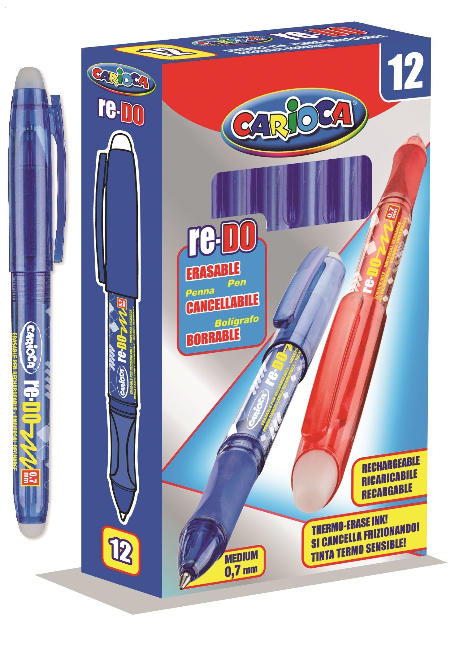 Pix erasable, CARIOCA Re-Do - albastru