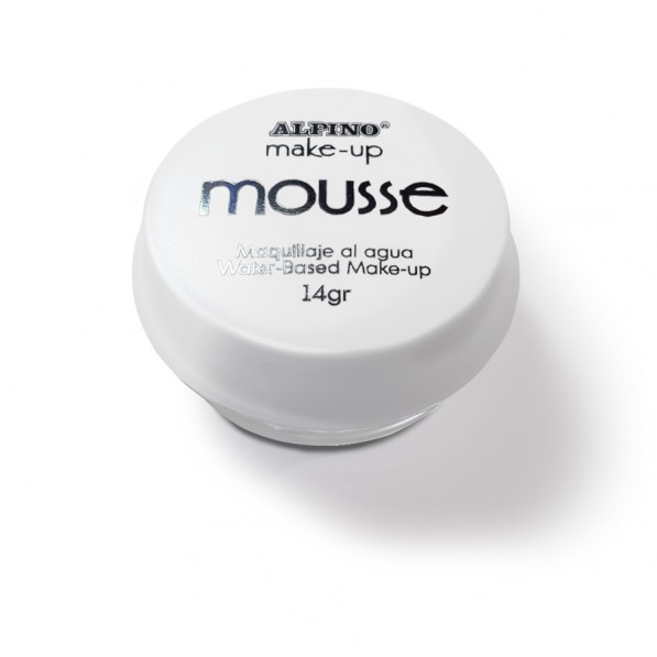 Spuma machiaj, 14gr., ALPINO Make-Up Mousse - alba