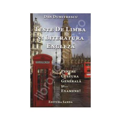 Teste de cultura si literatura engleza