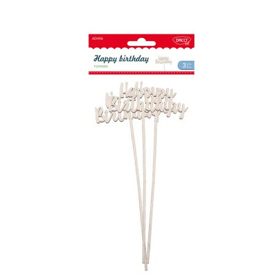 Accesorii craft - AD456 Happy birthday topper