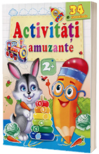 Activitati amuzante. 34 autocolante. 2 ani