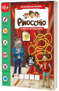 Activitati de poveste. Pinocchio. Carte cu autocolante