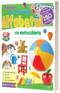 Alfabetul. Carte de activitati cu autocolante