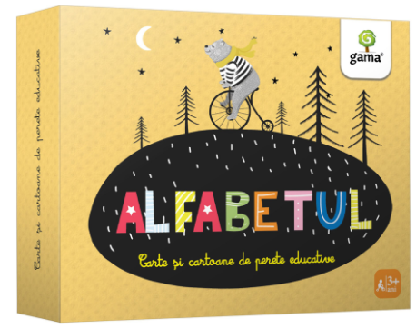 Alfabetul.  Carte si cartoane de perete educative