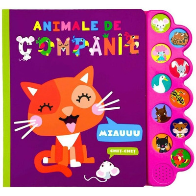 Animale de companie. Carte cu 10 sunete