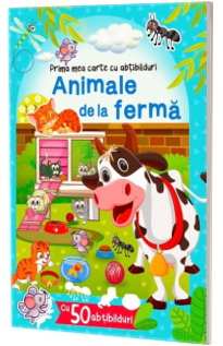 Animale de la ferma. Prima mea carte cu abtibilduri