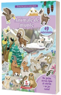 Animale de munte. 49 autocolante