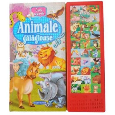 Animale galagioase - Carte cu sunete