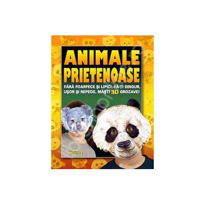 Animale prietenoase. Fa-ti singur masti 3D