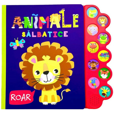 Animale salbatice. Carte cu 10 sunete