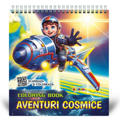 Anti-stress. Coloring book Aventuri cosmice