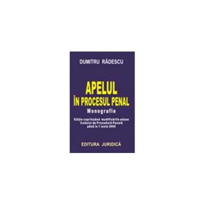 Apelul in procesul penal