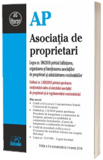 Asociatia de proprietari. Editia a III-a, actualizata la 3 martie 2019