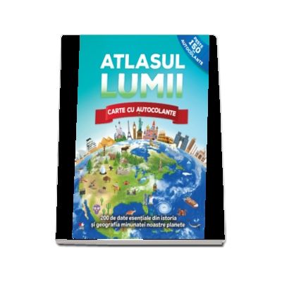 Atlasul lumii. Carte cu autocolante