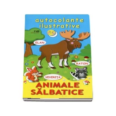 Autocolante ilustrative. Animale salbatice