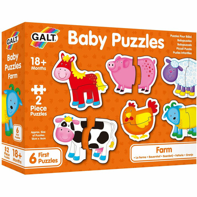 Baby Puzzle: Ferma (2 piese)