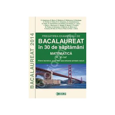 Bacalaureat 2014. Matematica - Filiera teoretica, profil real, specializarea stiintele naturii