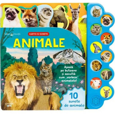 Bebe invata. Animale. Carte cu sunete