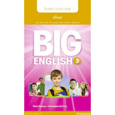 Big English 3 Pupils eText Access Code (standalone)