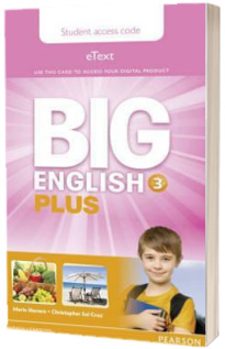 Big English Plus 3. Pupils eText Access Card