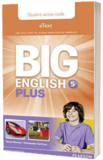 Big English Plus 5. Pupils eText Access Card