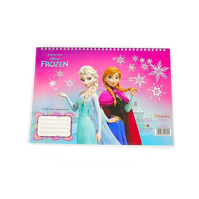 Bloc desen Frozen Anna si Elsa - Disney