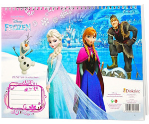 Bloc desen Frozen - Disney