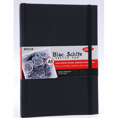 Bloc schite  A5  110 g/mp, 80 file, BD5118