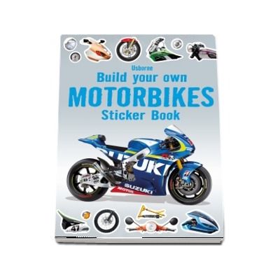 Build your own motorbikes sticker book