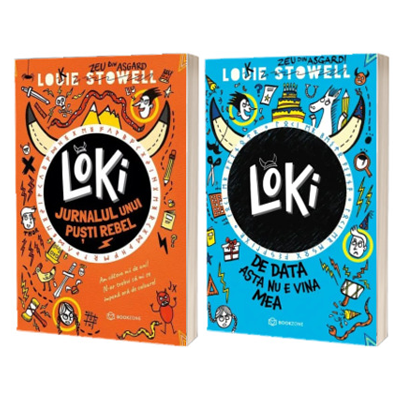 Bundle 2 carti: Loki - Jurnalul unui pusti rebel si Loki - De data asta e vina mea