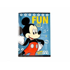 Caiet capsat, 40 file, coperta Mickey Mouse, dictando, Disney