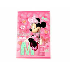 Caiet capsat, 40 file, coperta Minni Mouse roz, dictando, Disney