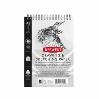 Caiet pentru schite si desen Professional, A5, cu spira, 30 coli, 165 gsm, hartie alba