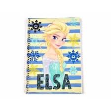 Caiet spira, 64 de file, Elsa Frozen, Disney