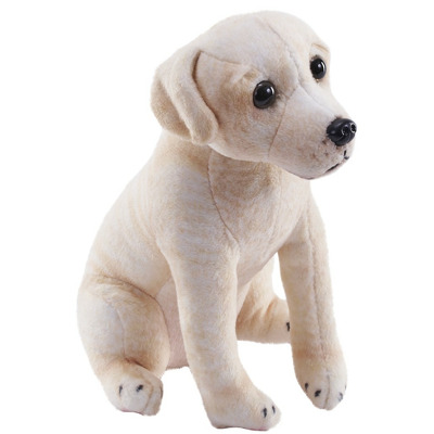 Caine de salvare cu sunet LABRADOR AURIU, jucarie plus  14 cm