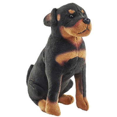 Caine de salvare cu sunet ROTTWEILER - Jucarie Plus 14 cm