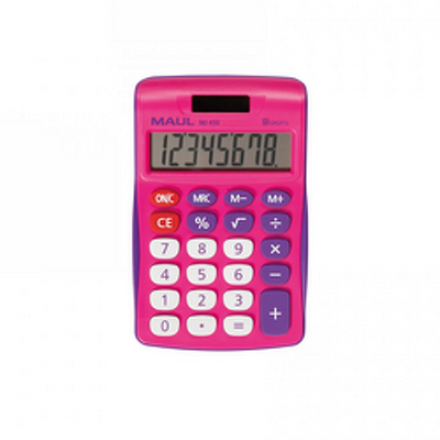 Calculator de birou MAUL MJ450, 8 digits - roz