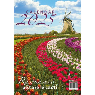 Calendar de perete 2025, format A4. Raspunsuri pe care le cauti