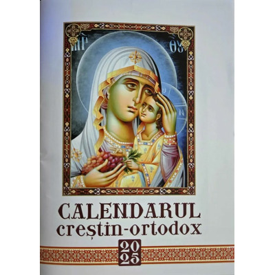 Calendarul crestin-ortodox 2024, Binecuvantarea familiei, format carticica, culoare alb