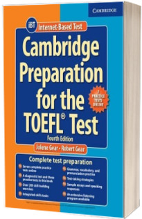 Cambridge Preparation for the TOEFL Test Book with Online Practice Tests and Audio CDs (8) Pack