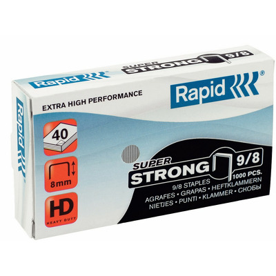 Capse Rapid SuperStrong 9/8, pt 40coli, 1000buc/cutie