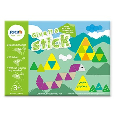 Carte creativa Stickn Give it a Stick - triunghiuri (+3 ani)