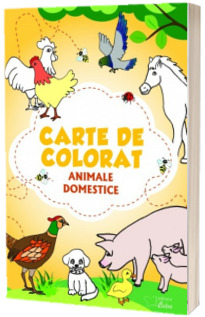 Carte de colorat: Animale domestice