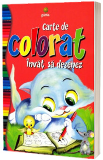 Carte de colorat - Invat sa desenez