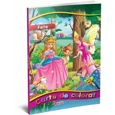 Carte de colorat pentru fete