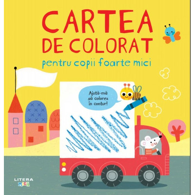 Cartea de colorat pentru copii foarte mici